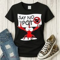 CFunny Crawfish Pun Say No To Pot Lobster Festival Women's T-Shirt thumb 3