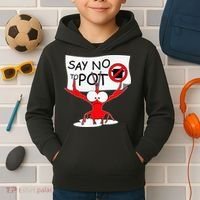 CFunny Crawfish Pun Say No To Pot Lobster Festival Kids Hoodie thumb 2