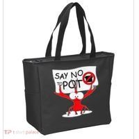 CFunny Crawfish Pun Say No To Pot Lobster Festival Tote Bag thumb 2