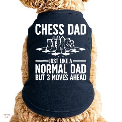 Cool Chess Player Art For Dad Knight Chess Lovers Pieces Doggie Tank