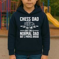 Cool Chess Player Art For Dad Knight Chess Lovers Pieces Kids Hoodie thumb 3