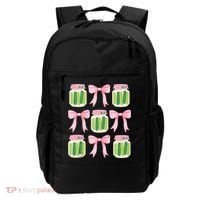 Coquette Canned Pickle Bows With Cute Pickle Jarx Backpack thumb 0