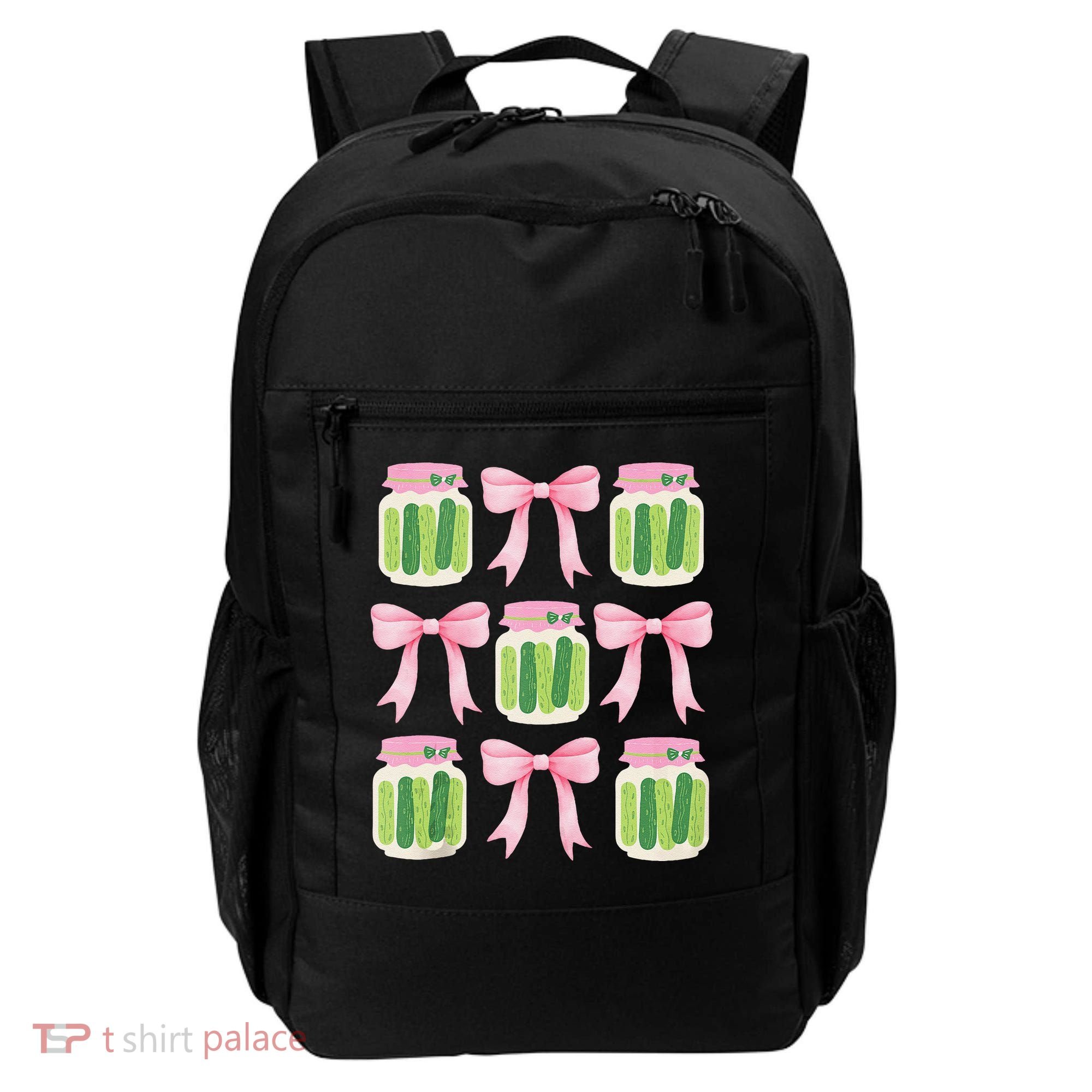 Coquette Canned Pickle Bows With Cute Pickle Jarx Backpack