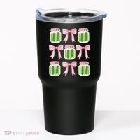 Coquette Canned Pickle Bows With Cute Pickle Jarx Tumbler thumb 0
