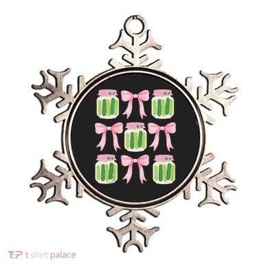 Coquette Canned Pickle Bows With Cute Pickle Jarx Ornament