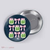 Coquette Canned Pickle Bows With Cute Pickle Jarx Button thumb 0