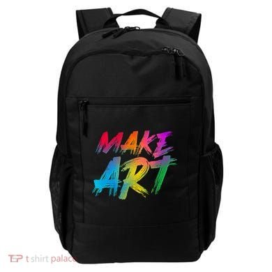 Cool Colorful Painted Make Art Backpack