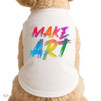 Cool Colorful Painted Make Art Doggie Tank