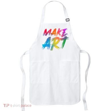 Cool Colorful Painted Make Art Apron