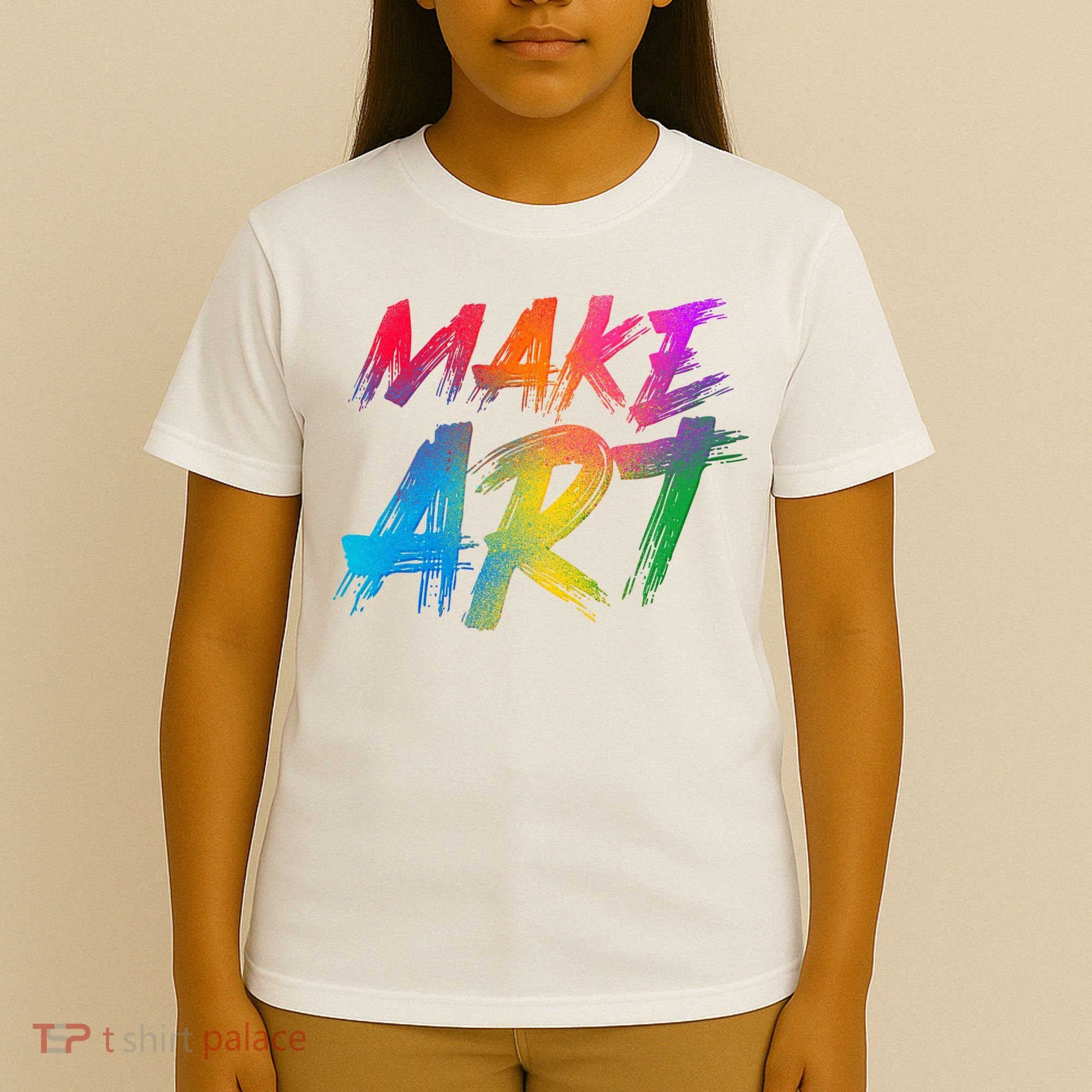 Cool Colorful Painted Make Art T-Shirt
