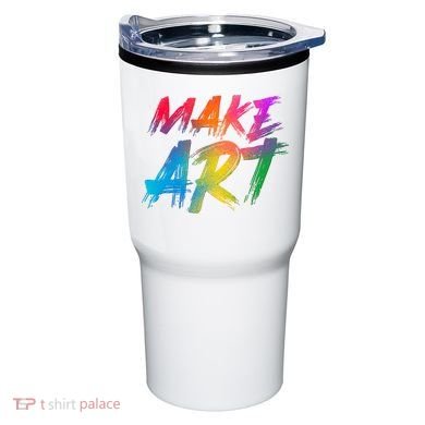 Cool Colorful Painted Make Art Tumbler