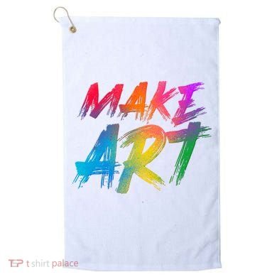 Cool Colorful Painted Make Art Golf Towel