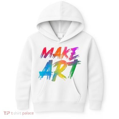 Cool Colorful Painted Make Art Kids Hoodie