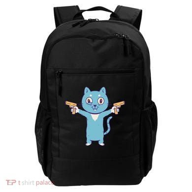 Crazy Cat Pew Pew Funny Backpack