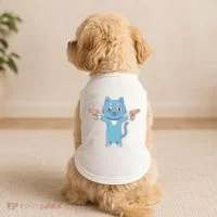 Crazy Cat Pew Pew Funny Doggie Tank thumb 2