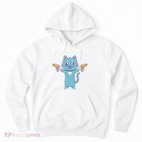 Crazy Cat Pew Pew Funny Hoodie thumb 0
