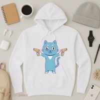 Crazy Cat Pew Pew Funny Hoodie thumb 3