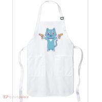 Crazy Cat Pew Pew Funny Apron thumb 0