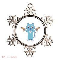 Crazy Cat Pew Pew Funny Ornament thumb 0