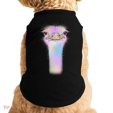 Cute Colorful Pastel Ostrich Doggie Tank