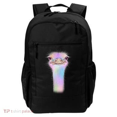 Cute Colorful Pastel Ostrich Backpack