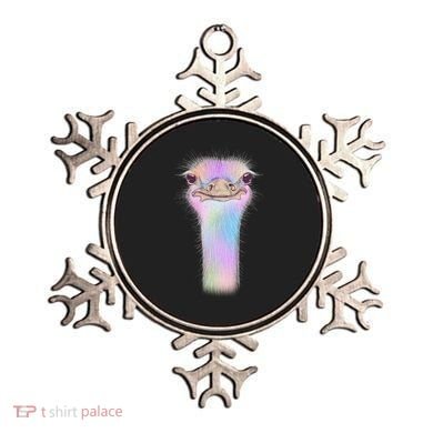 Cute Colorful Pastel Ostrich Ornament