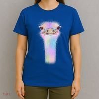 Cute Colorful Pastel Ostrich T-Shirt thumb 4