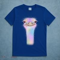 Cute Colorful Pastel Ostrich T-Shirt thumb 5