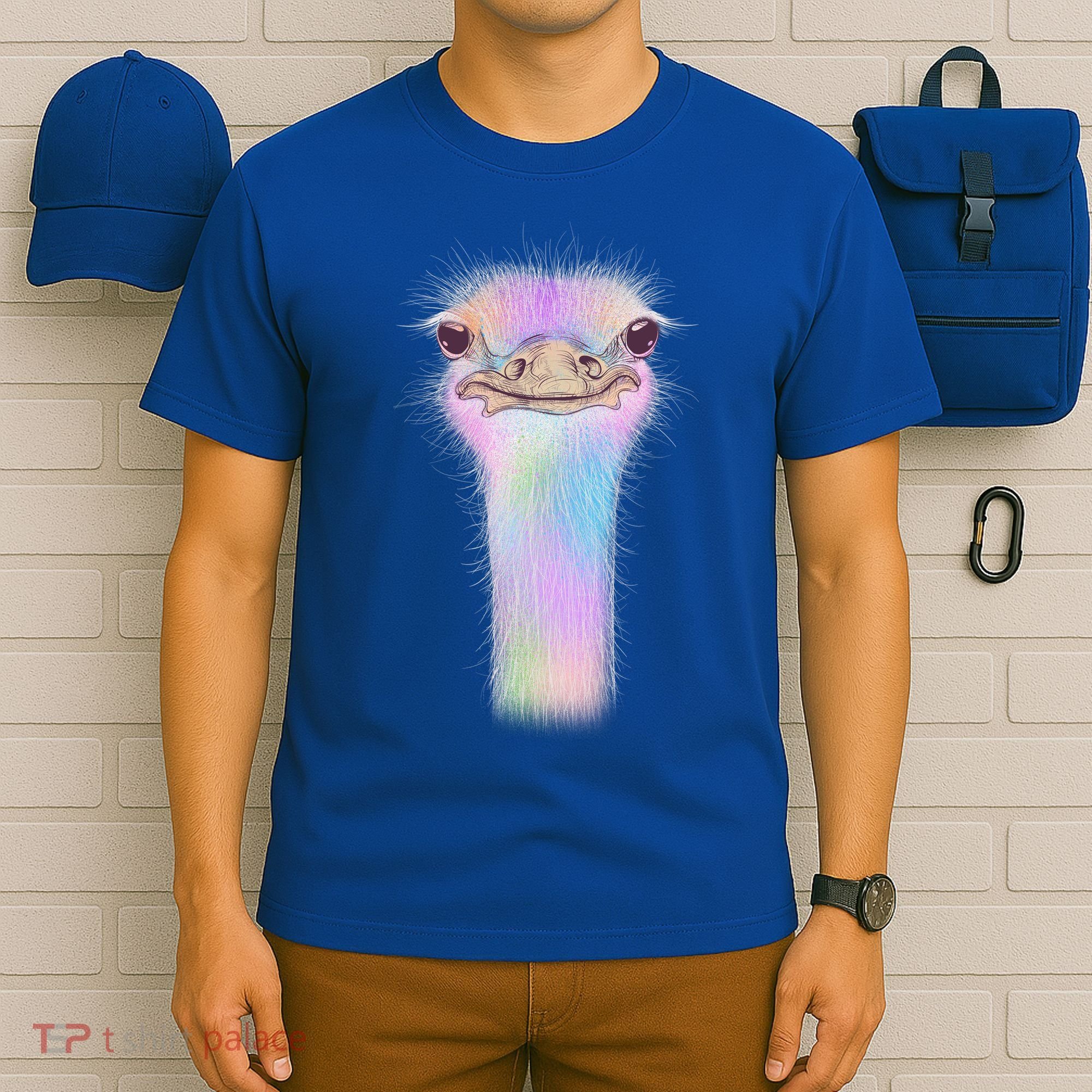 Cute Colorful Pastel Ostrich T-Shirt
