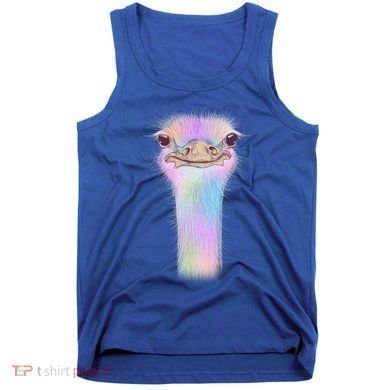 Cute Colorful Pastel Ostrich Tank Top