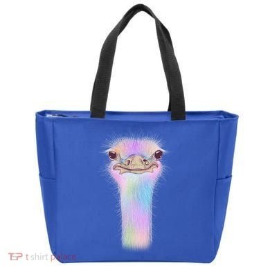 Cute Colorful Pastel Ostrich Tote Bag