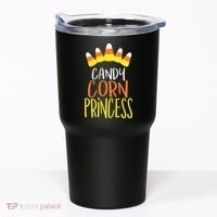 CANDY CORN PRINCESS Halloween Fun Tumbler thumb 0