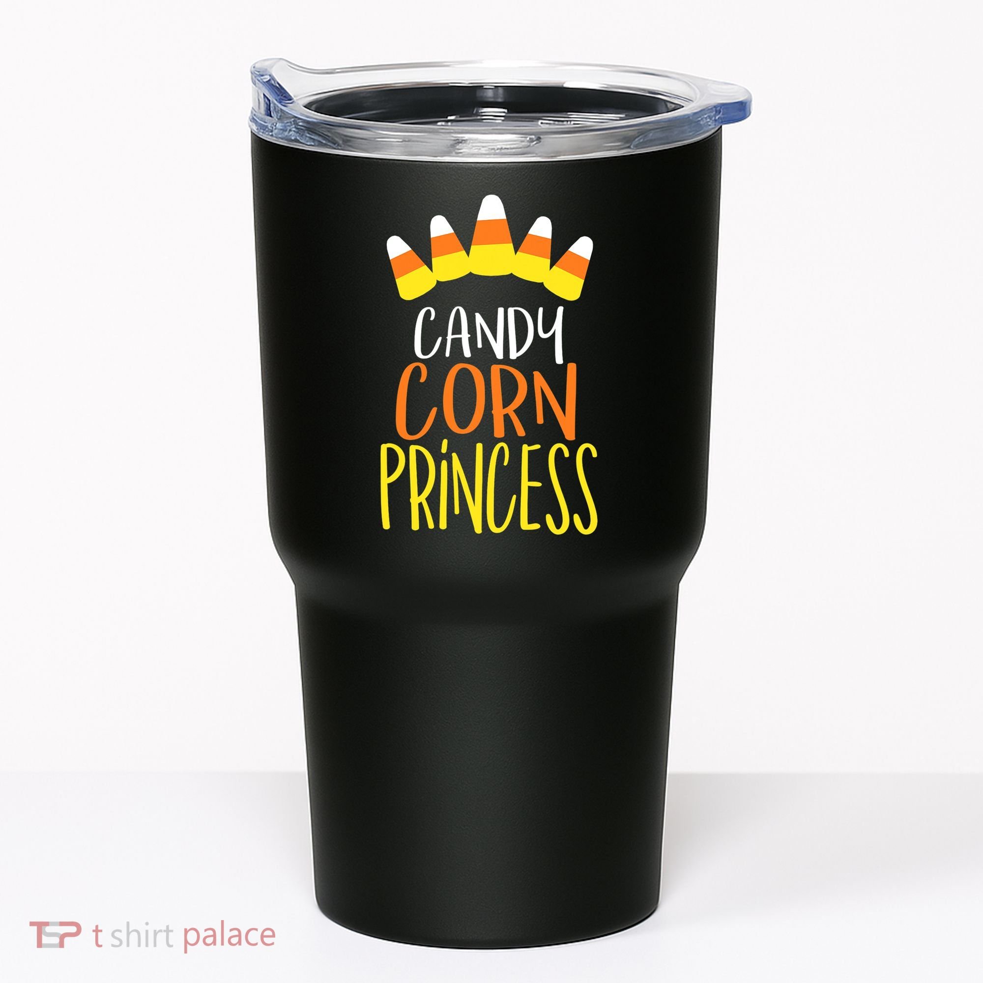 CANDY CORN PRINCESS Halloween Fun Tumbler