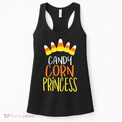 CANDY CORN PRINCESS Halloween Fun Women's Tank Top