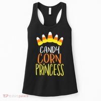 CANDY CORN PRINCESS Halloween Fun Women's Tank Top thumb 0