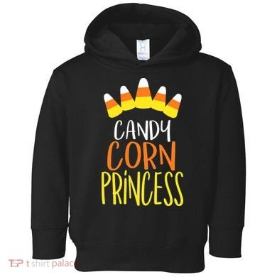 CANDY CORN PRINCESS Halloween Fun Toddler Hoodie
