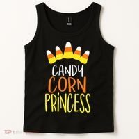CANDY CORN PRINCESS Halloween Fun Tank Top thumb 2