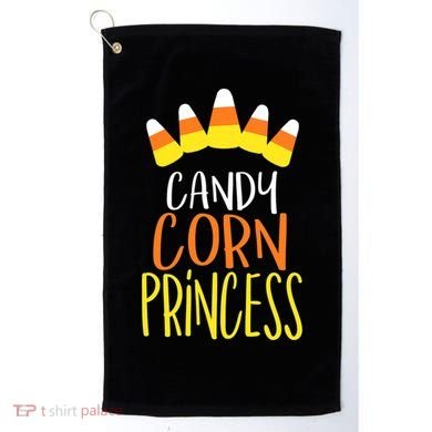 CANDY CORN PRINCESS Halloween Fun Golf Towel