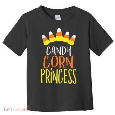 CANDY CORN PRINCESS Halloween Fun Toddler T-Shirt