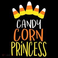 CANDY CORN PRINCESS Halloween Fun Women's T-Shirt thumb 6
