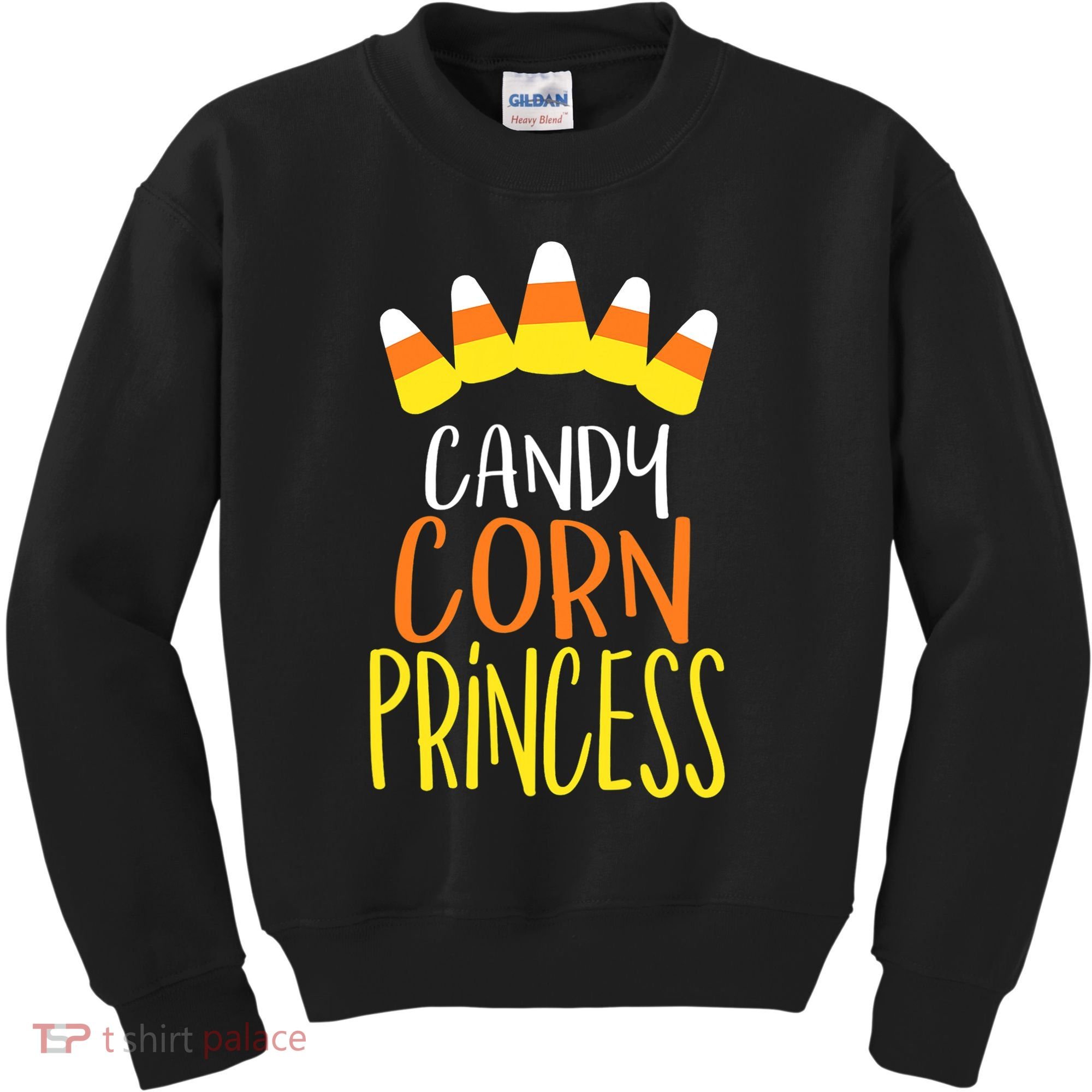 CANDY CORN PRINCESS Halloween Fun Kids Sweatshirt