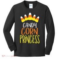 CANDY CORN PRINCESS Halloween Fun Kids Long Sleeve Shirt thumb 0