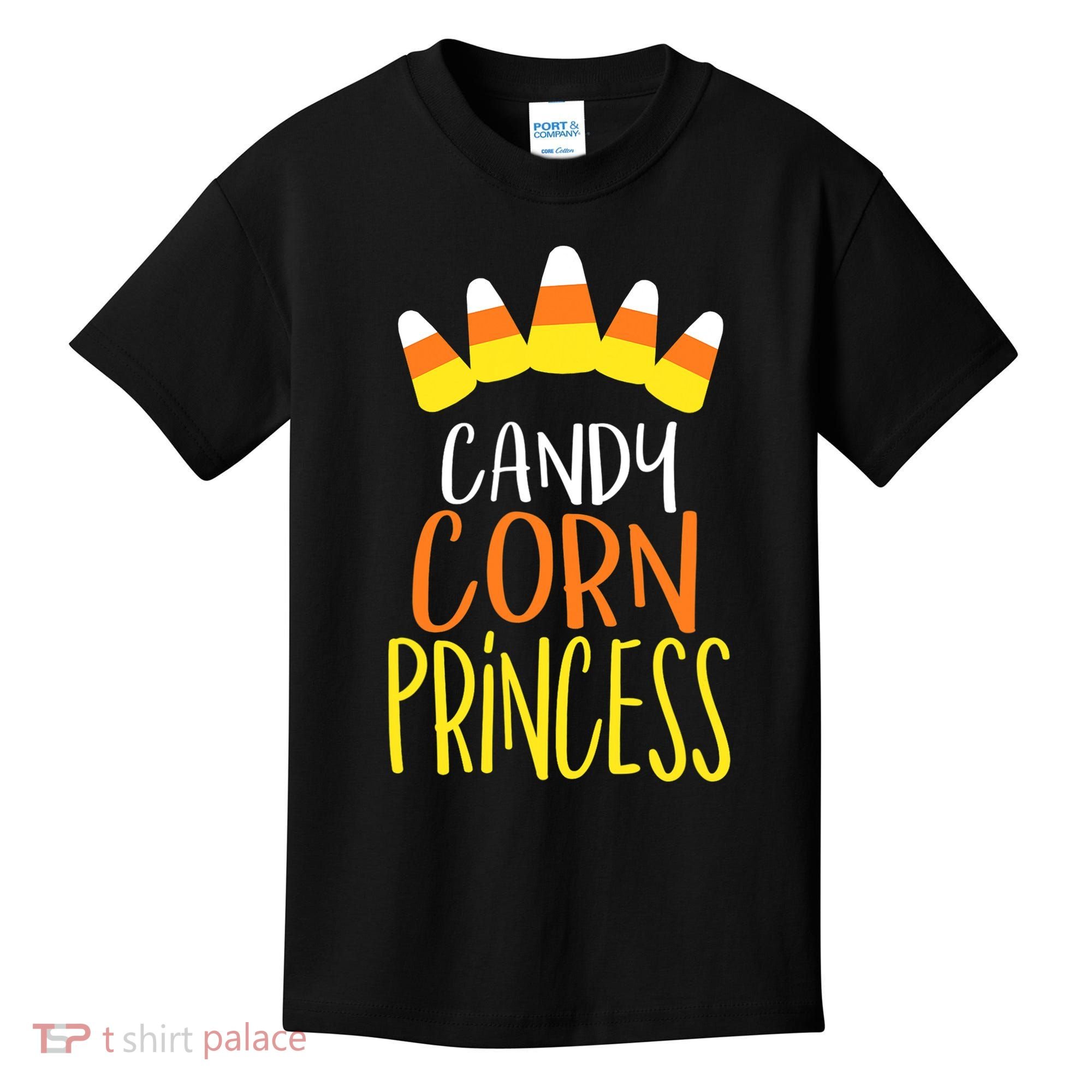 CANDY CORN PRINCESS Halloween Fun Kids T-Shirt