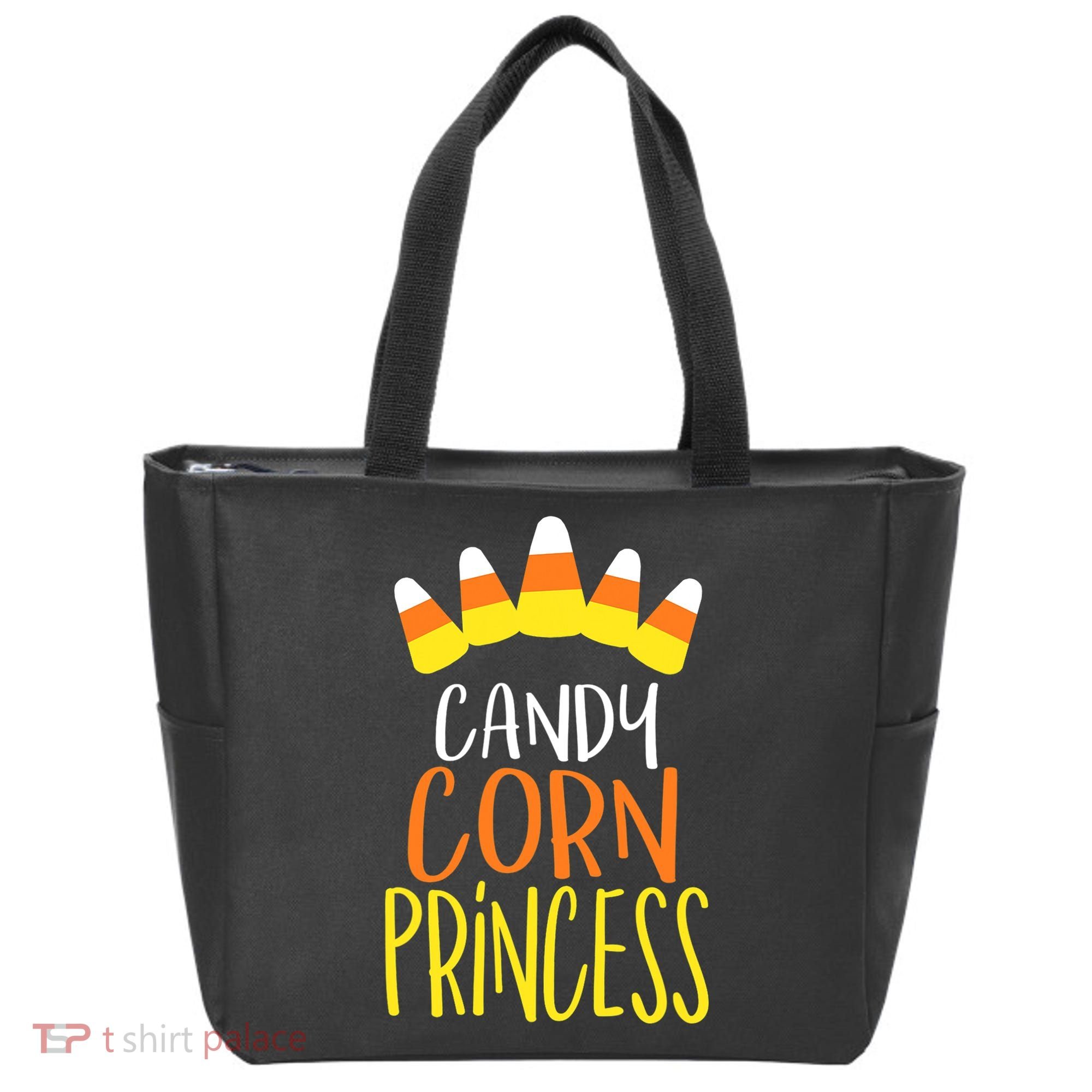 CANDY CORN PRINCESS Halloween Fun Tote Bag
