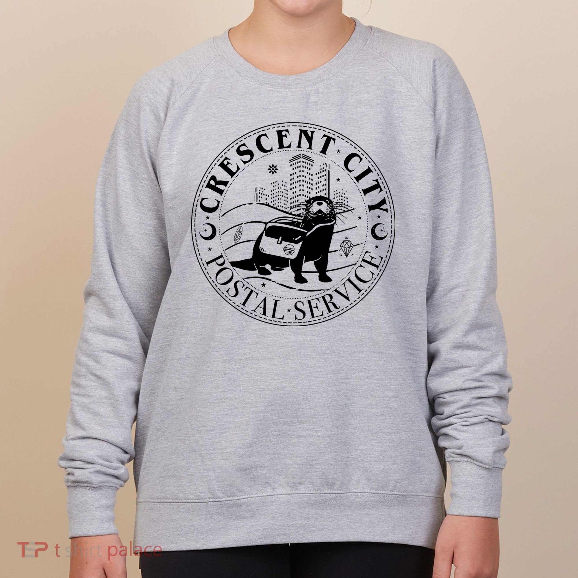 Crescent City Postal Service Messenger Otter Crescent City Women's Sweatshirt