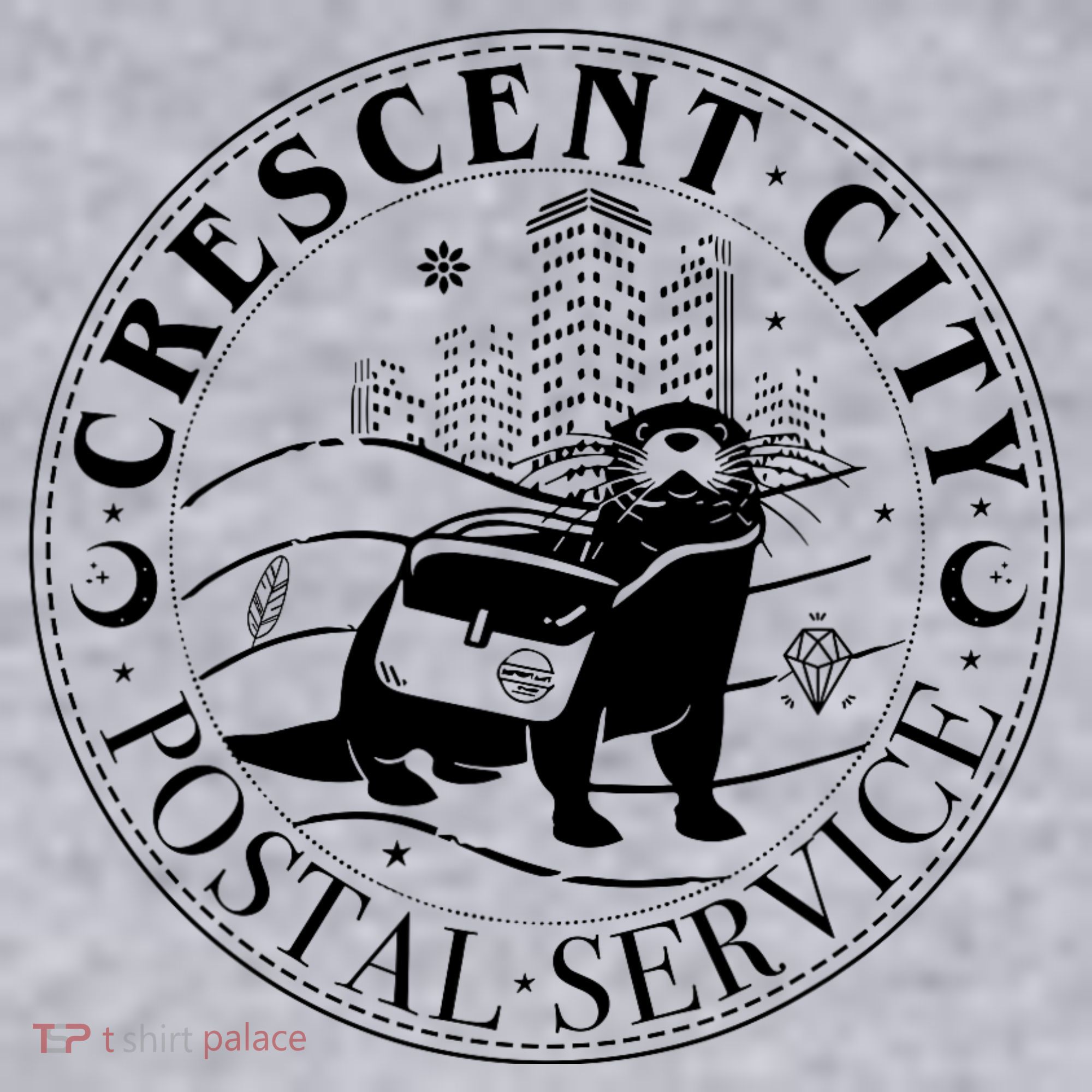 Crescent City Postal Service Messenger Otter Crescent City Women's Sweatshirt
