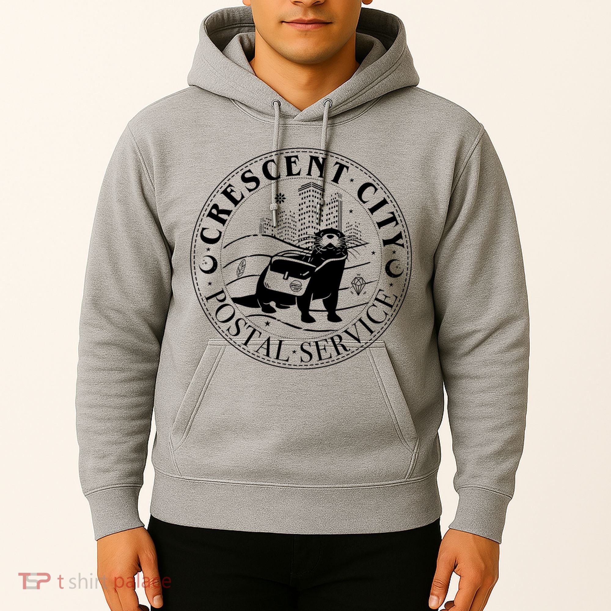 Crescent City Postal Service Messenger Otter Crescent City Hoodie