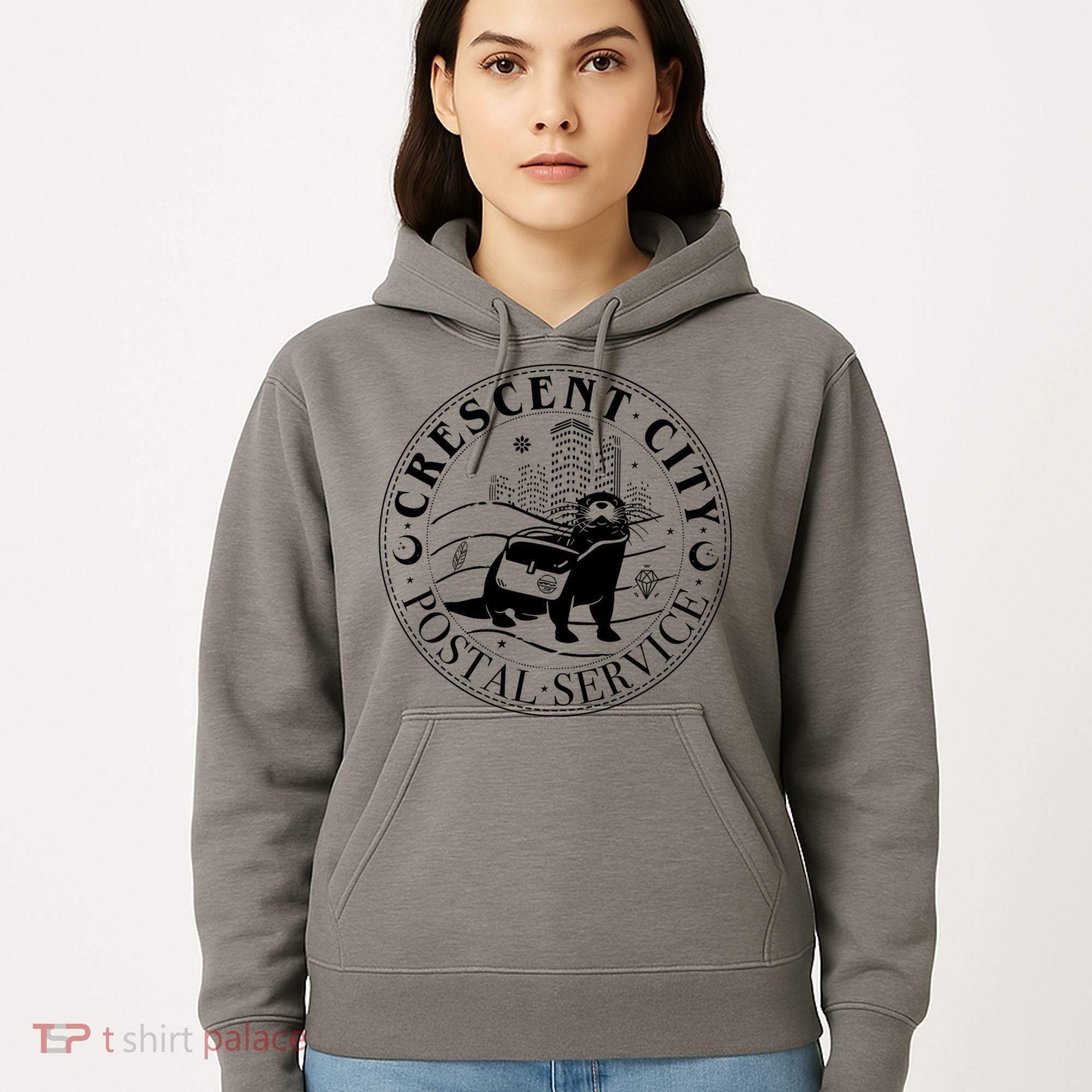Crescent City Postal Service Messenger Otter Crescent City Hoodie