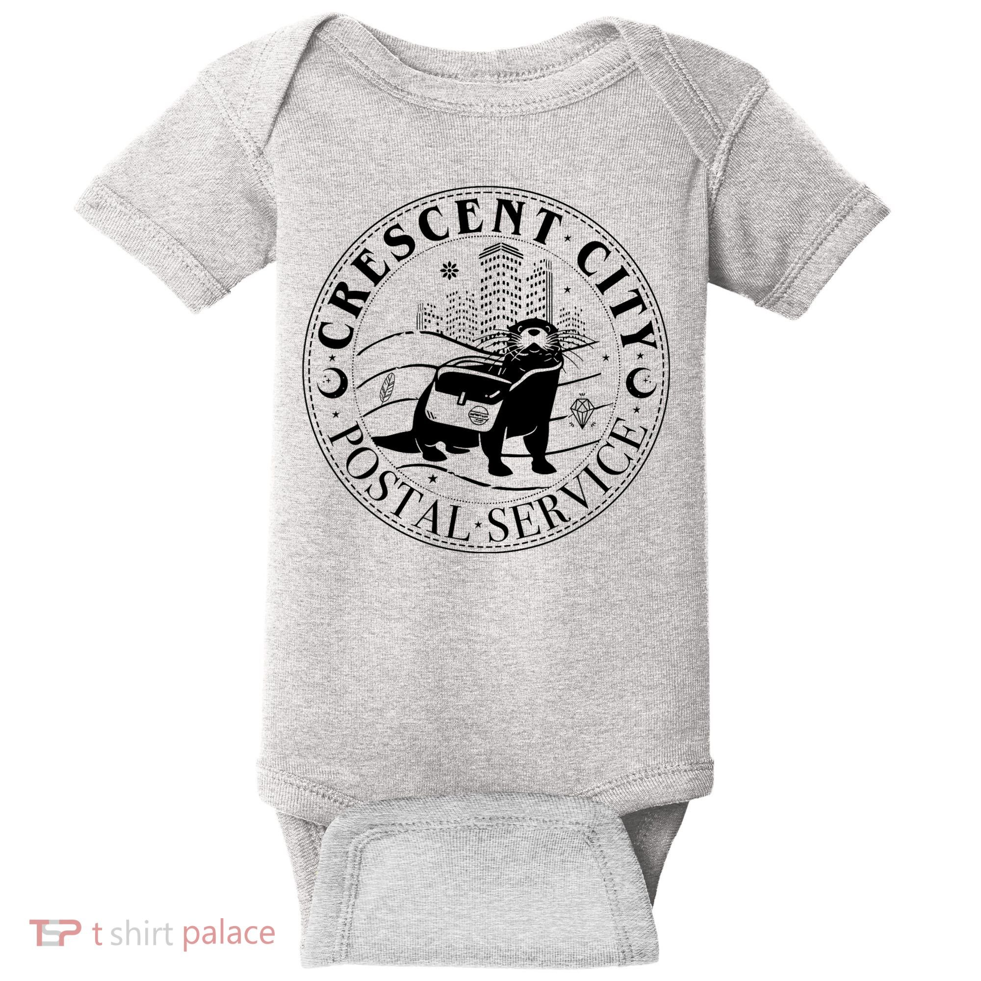 Crescent City Postal Service Messenger Otter Crescent City Baby Bodysuit