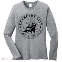 Crescent City Postal Service Messenger Otter Crescent City Women's Long Sleeve Shirt thumb 0